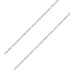 925 Sterling 4mm Silver Rhodium Plated Figaro Chain Size- 9" - Gold Americas