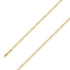 14k Yellow Gold Finish 4mm Silver Pave Cuban Chain Size- 8" - Gold Americas