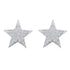 10K White Gold Round Diamond Star Cluster Stud Earrings 1/4 Cttw - Gold Americas