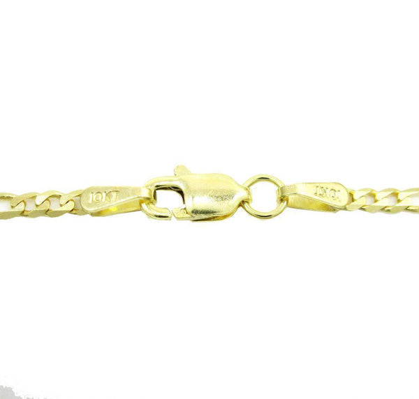 Gold Hollow Figaro Chain