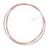 925 Sterling Silver 9.3gms with Rose Plated Spring Omega Bracelet  7.5" Unisex - Gold Americas