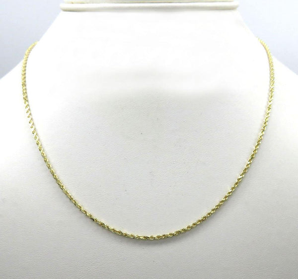 Gold Solid Rope Chain