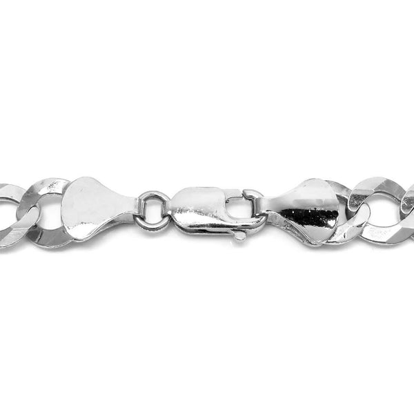 10K White Gold Solid Miami Cuban Chain 7MM