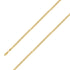 14k Yellow Gold Finish 5mm Silver Cuban Chain Size- 7" - Gold Americas