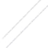 925 Sterling 5mm Silver Classic Figaro Chain Size- 9" - Gold Americas