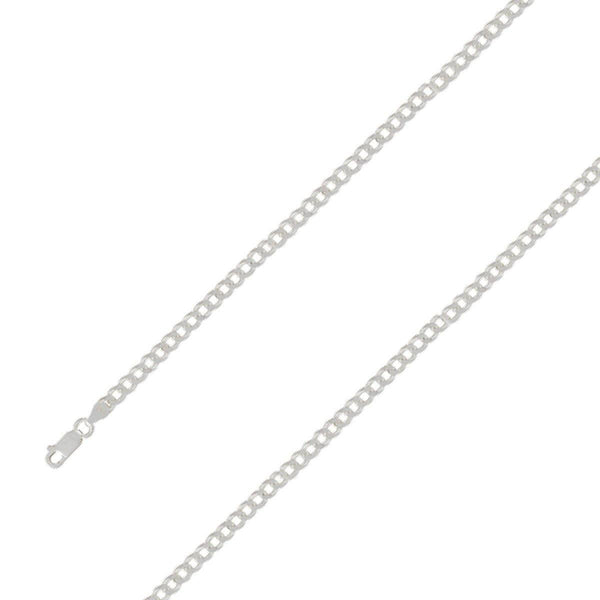 925 Sterling Silver 5mm E-Coated Classic Cuban Chain Size- 8" - Gold Americas
