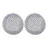 10K White Gold Round Pave-set Diamond Circle Cluster Stud Earrings 1.00 Cttw - Gold Americas