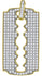 Yellow-tone Sterling Silver Mens Round Cubic Zirconia CZ Blade Charm Pendant, Pendants, Silverine, Jawa Jewelers