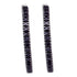 Sterling Silver Black Color Enhanced Diamond Pave-set Polished Hoop Earrings 1/2 Cttw - Gold Americas