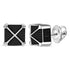 Sterling Silver Mens Round Black Color Enhanced Diamond Pointed Stud Earrings 1/2 Cttw - Gold Americas