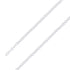 925 Sterling Silver Finish 6mm Diamond Cut Classic Cuban Chain Size- 8" - Gold Americas