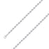925 Sterling Silver 6mm Yellow Gold Plated Moon Cut Chain Size- 10" - Gold Americas