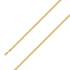 14k Yellow Gold Finish 6mm Silver Cuban Chain Size- 9" - Gold Americas