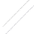 925 Sterling 6mm Silver Classic Figaro Chain Size- 8" - Gold Americas