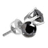 Sterling Silver Unisex Black Color Enhanced Diamond Screwback Stud Earrings 3/4 Cttw - Gold Americas