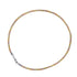 925 Sterling Silver 9.9gms Rose & Gold Plated Spring Omega Bracelet  7" Unisex - Gold Americas