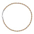 925 Sterling Silver 11.9gms Rose & Gold Plated Spring Omega Bracelet  7" Unisex - Gold Americas
