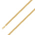 925 Sterling Silver 7mm Gold Plated Miami Cuban Chain Size- 9" - Gold Americas