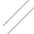 925 Sterling 7mm Silver Rhodium Plated Cuban Chain Size- 8" - Gold Americas