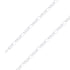 925 Sterling 8mm Silver Diamond Cut Classic Figaro Chain Size- 9" - Gold Americas