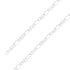 925 Sterling 9.5mm Silver Diamond Cut Classic Figaro Chain Size- 8" - Gold Americas