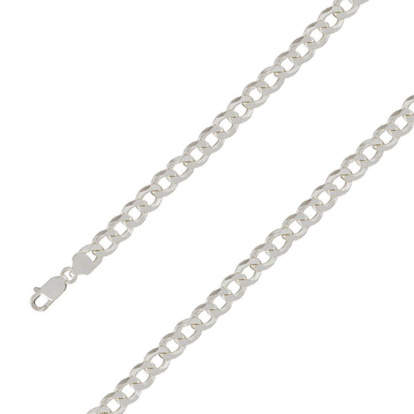 925 Sterling Silver 9.5mm E-Coated Classic Cuban Chain Size- 8" - Gold Americas