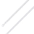 925 Sterling 9.5mm Silver Finish Classic Cuban Chain Size- 7" - Gold Americas