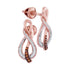 Gold Round Red Color Enhanced Diamond