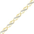 10K Yellow Gold Diamond Infinity Bracelet 1/4 Cttw
