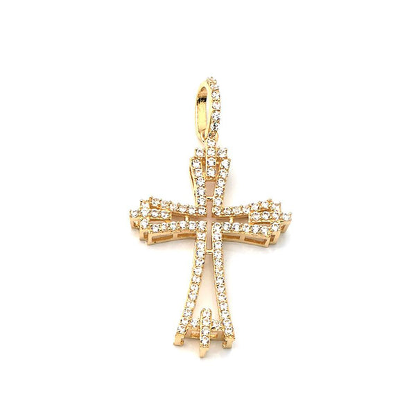 10K Yellow Gold Cross Pendant 4.30 Grams - Jawa Jewelers