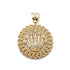 10K Yellow Gold King Fashion Pendant 45.40 Grams - Jawa Jewelers