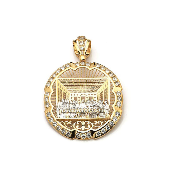 10K Yellow Gold Round Fashion Pendant 19.30 Grams - Jawa Jewelers