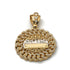 10K Yellow Gold Oval Shape Fashion Pendant 17.10 Grams - Jawa Jewelers