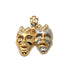 10K Yellow Gold Double Mask Fashion Pendant 11.30 Grams - Jawa Jewelers
