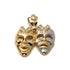 10K Yellow Gold Double Mask Fashion Pendant 6.50 Grams - Jawa Jewelers