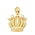 10K Yellow Gold  8.60 Grams King Double Lion Fashion Pendant - Jawa Jewelers