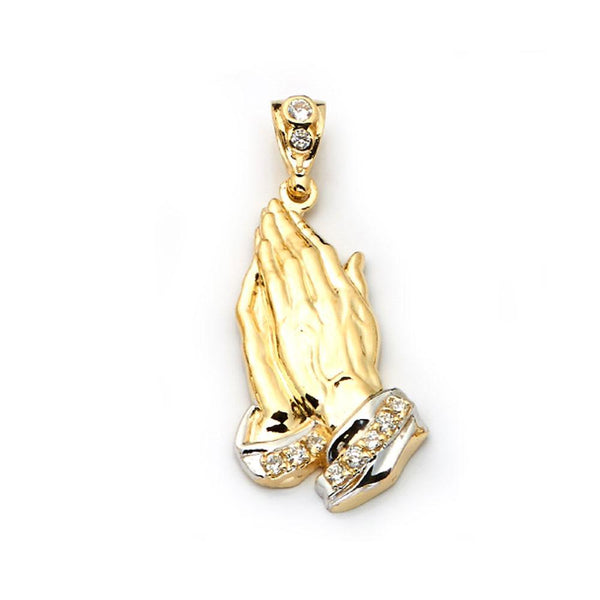 10K Yellow Gold Fashion Hand Shape Pendant 4.50 Grams - Jawa Jewelers