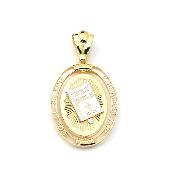 10K Yellow Gold Bible Fashion Pendant 22.00 Grams - Jawa Jewelers