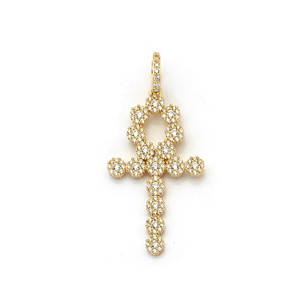 10K Yellow Gold 5.20 Grams Fashion Cross Pendant - Jawa Jewelers