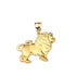 10K Yellow Gold Lion Charm Pendent 7.10 Grams - Jawa Jewelers