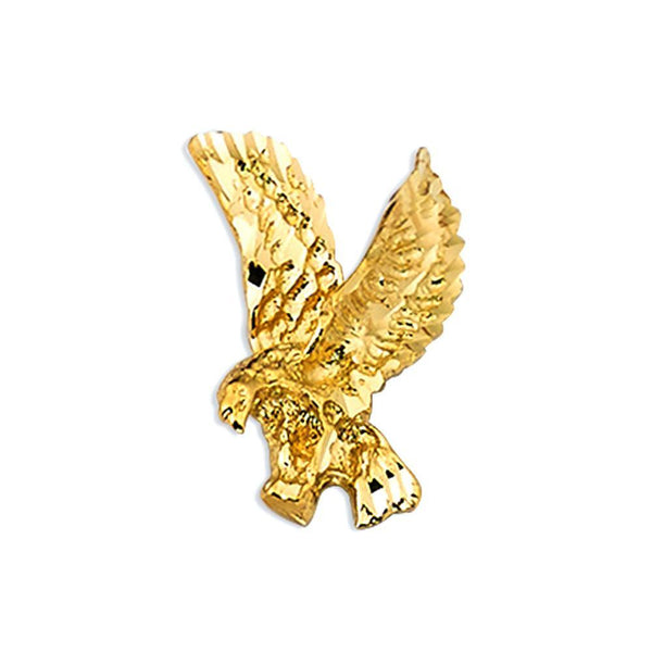 10K Yellow Gold  2.20 Grams Golden Eagle Fashion Pendent - Jawa Jewelers