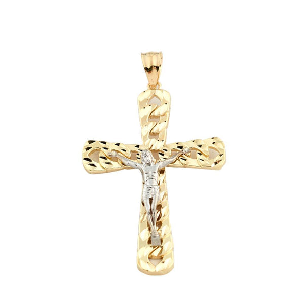 10K Yellow Gold 4.40 Grams Fashion Cross Pendent - Jawa Jewelers