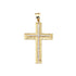 10K Yellow Gold 7.80 Grams Fashion Gold Cross Pendent - Jawa Jewelers