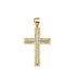 10K Yellow Gold 5.80 Grams Fashion Gold Cross Pendent - Jawa Jewelers