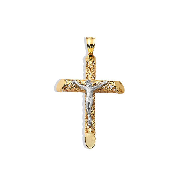 10K Yellow Gold 5.00 Grams Fashion Cross Pendent - Jawa Jewelers