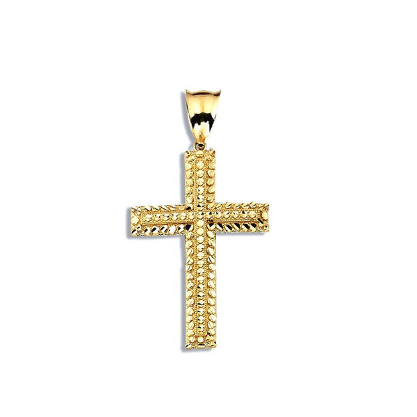 10K Yellow Gold 4.50 Grams Chopard Cross Fashion Pendent - Jawa Jewelers