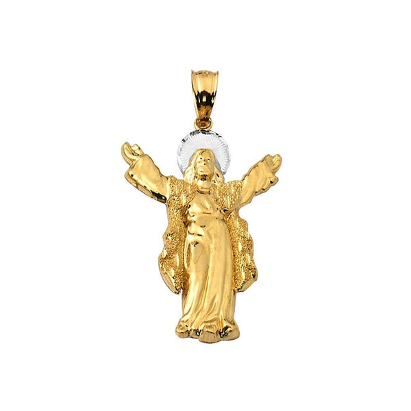 10K Yellow Gold 2.90 Grams Fashion Religious Pendent - Jawa Jewelers