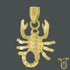 10kt Yellow Gold Scorpion Animal & insects Fashion Charm Pendant, Pendants, Silverine, Jawa Jewelers