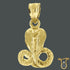 10kt Yellow Gold Cobra Snake Animal & Insects Fashion Charm Pendant, Pendants, Silverine, Jawa Jewelers