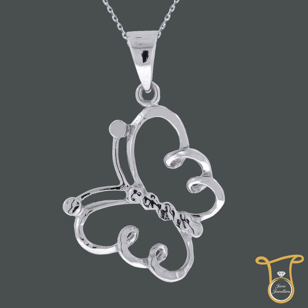 Womens Sterling Silver Butterfly Fashion Pendant, Pendants, Silverine, Jawa Jewelers